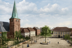 Marktplatz Rheydt vor 1890