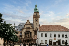 Rathaus Rheydt Marktplatz um 1897