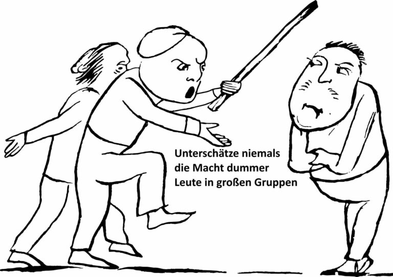 Macht dummer Menschen