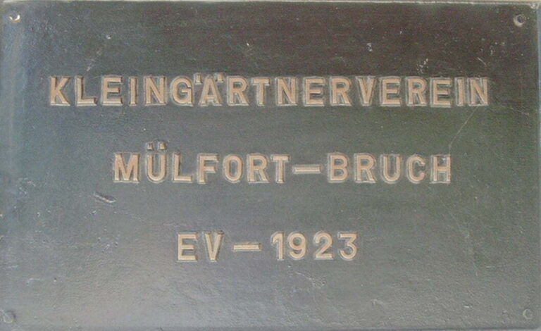 KGV Muelfort Schild