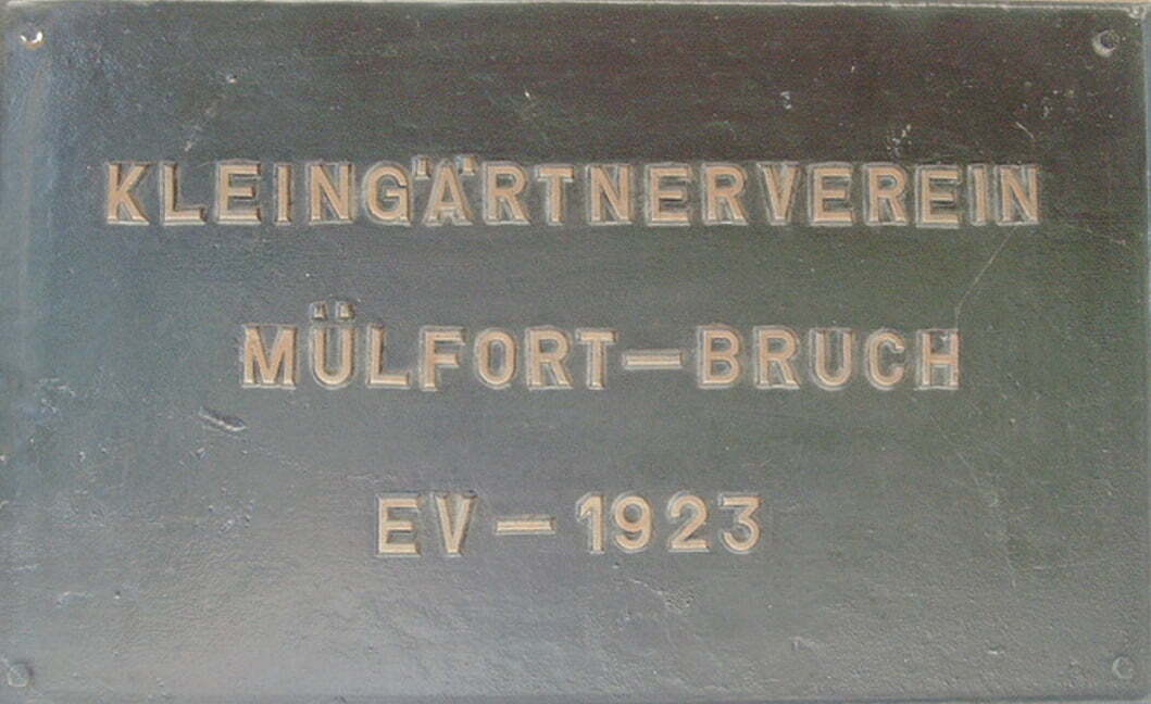 KGV Muelfort Schild