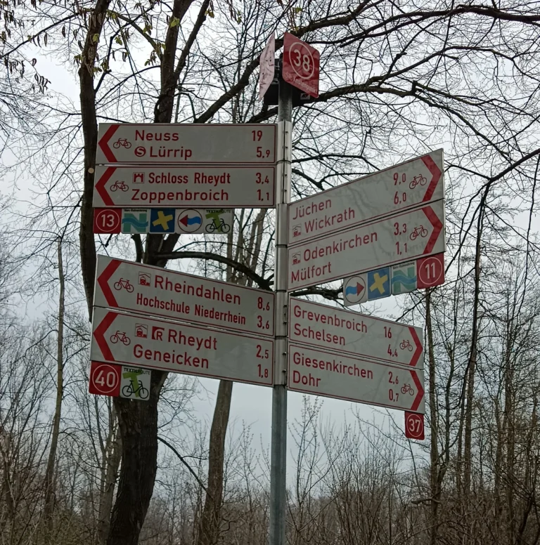 Radwegenetz: Knotenpunktkarte neu aufgelegt