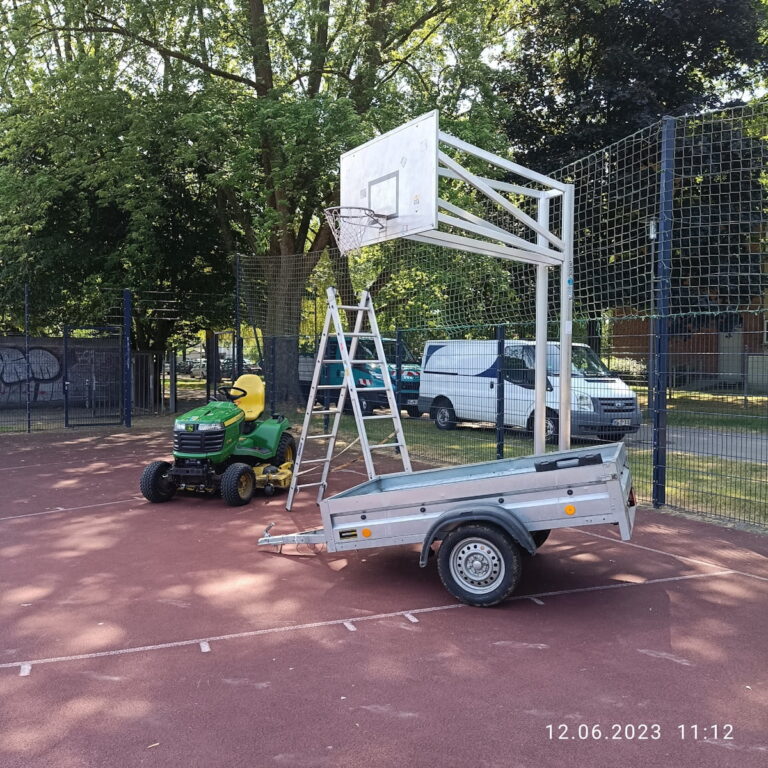 Basketball- und Beachvolleyballanlage in Mülfort wieder einsatzbereit