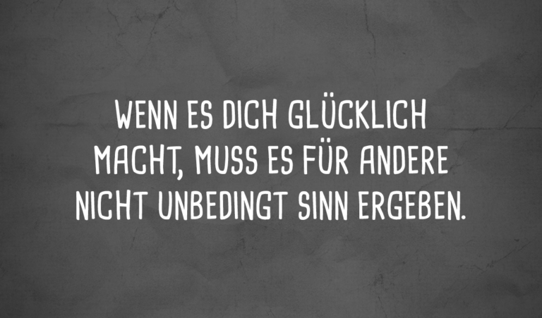 Glücklich sein