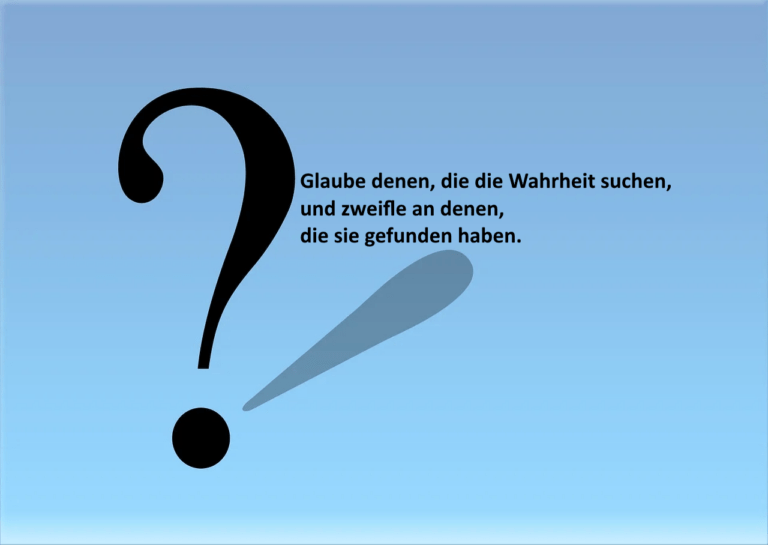 Wahrheit