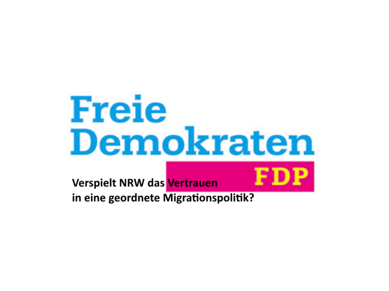 Verspielt NRW das Vertrauen in eine geordnete Migrationspolitik?