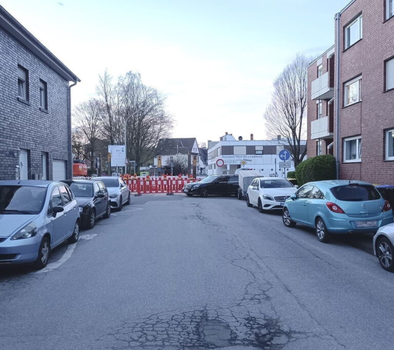 Kreuzung Keplerstraße gesperrt