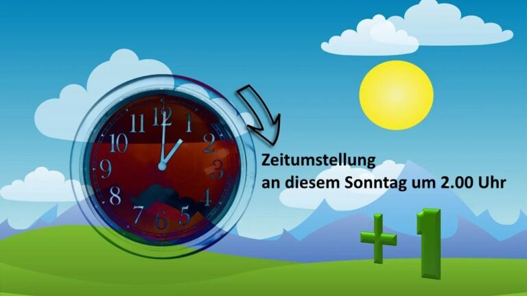 zeitumstellung text