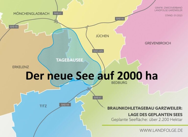 Der neue See auf 2000 ha