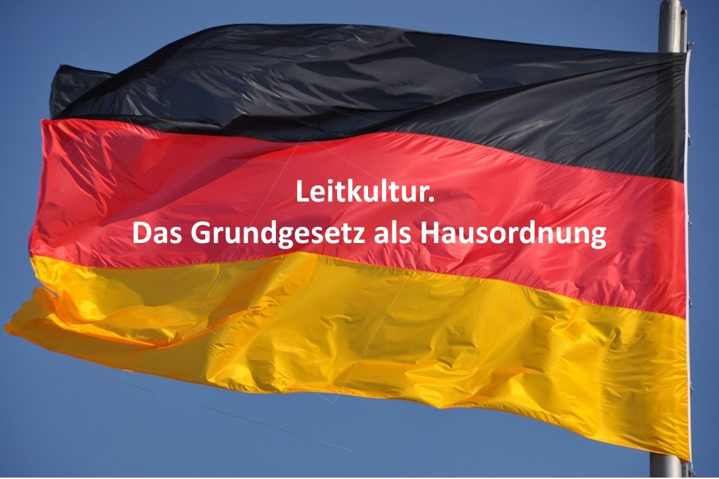 Deutschland Fahne Leitkultur