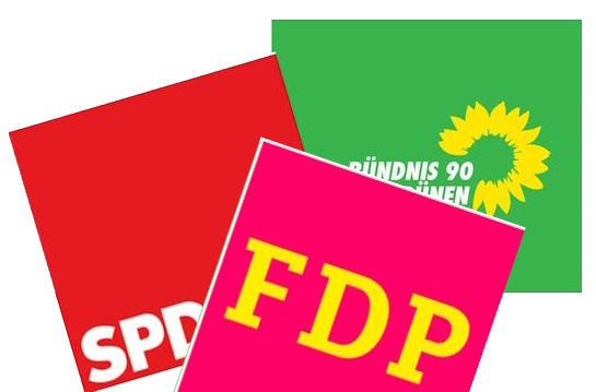 SPD Gruene FDP aus