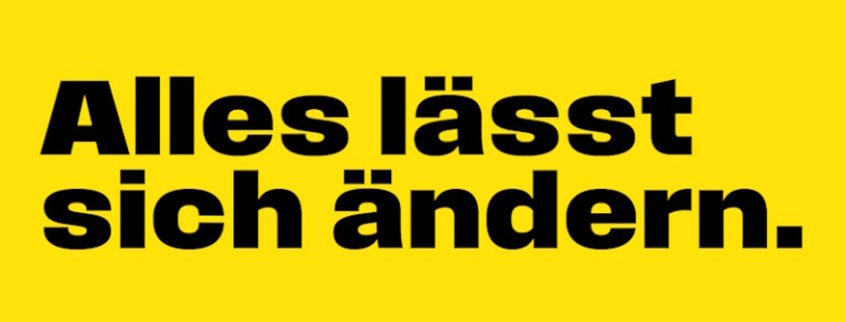 alles laesst sich aendern