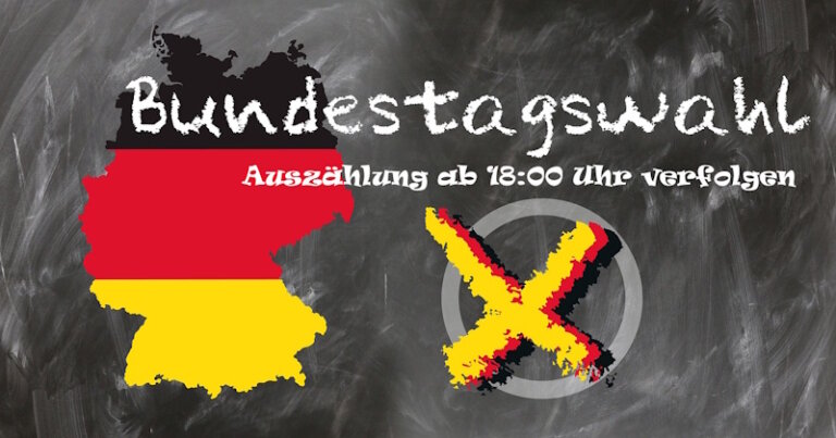 Bundestagswahl ab 18 Uhr verfolgen