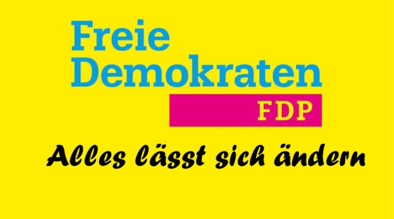 FDP CDU Alles laesst sich aendern