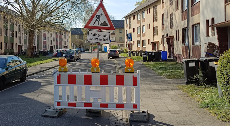 Hirtenweg Sperrung