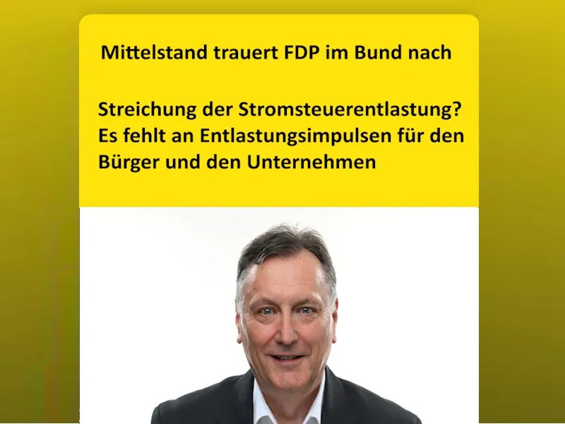Mittelstand trauert FDP im Bund nach kl