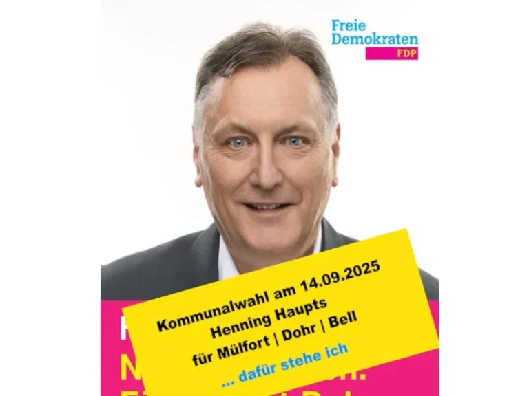 Haupts Flyer dafür stehe ich