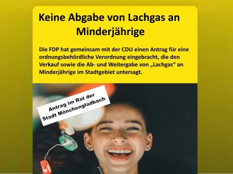 Lachgasverbot FDP