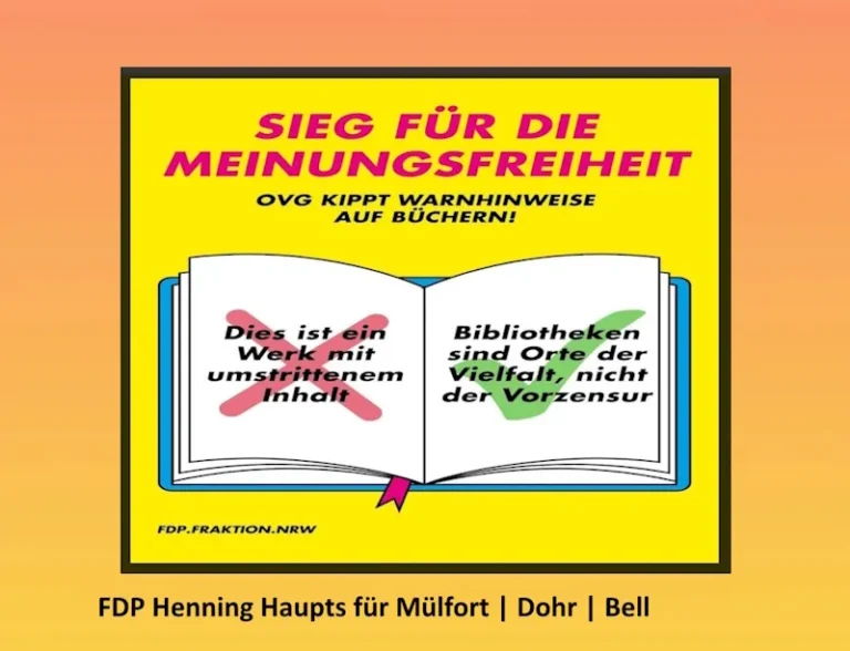 Meinungsfreiheit Bueche Banner