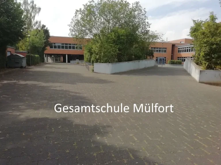 Gesamtschule Muelfort Schriftzug