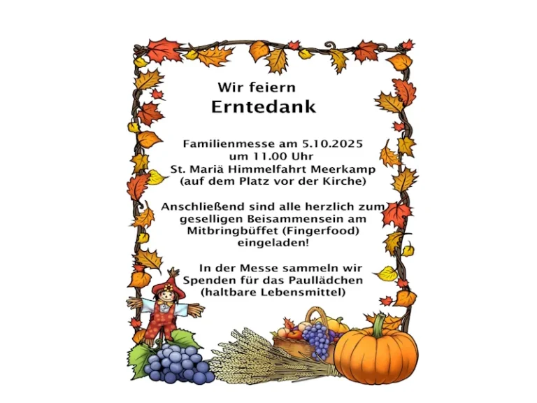 Erntedankfest GdG