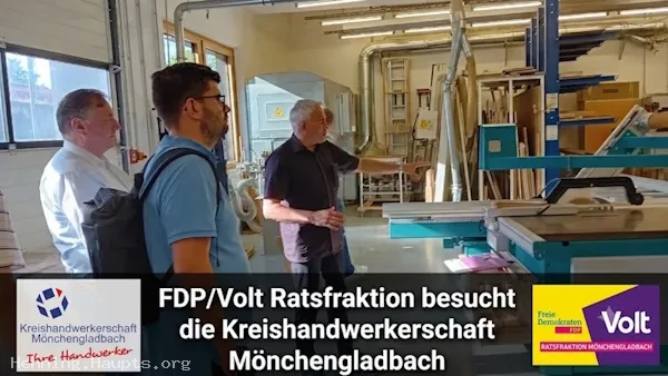 FDP Volt Ratsfraktion Kreishandwerkerschaft Mönchengladbach
