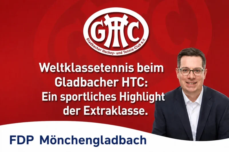 Weltklassetennis beim Gladbacher HTC: Ein sportliches Highlight der Extraklasse