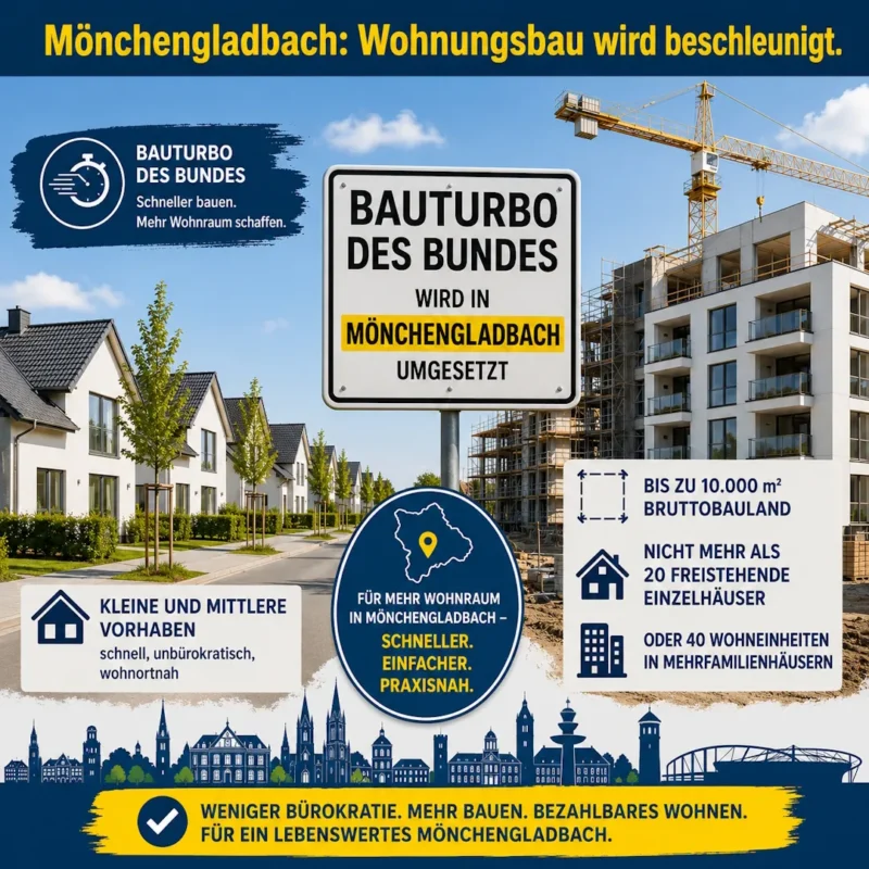 Mönchengladbach Bauturbo Wohnungsbau