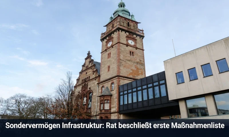 Mönchengladbach Sondervermögen Infrastruktur Maßnahmenliste