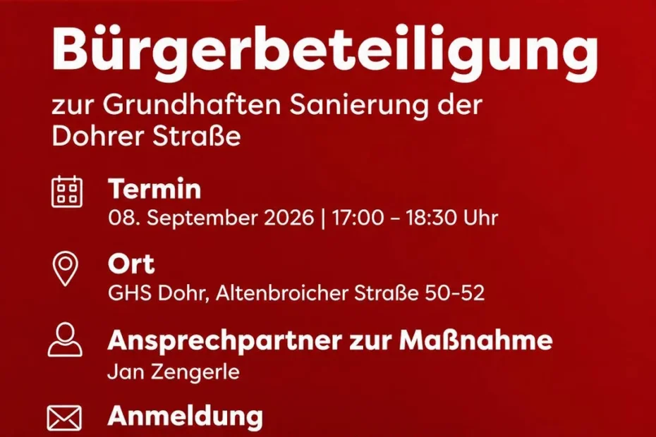 Bürgerbeteiligung DohrerStr