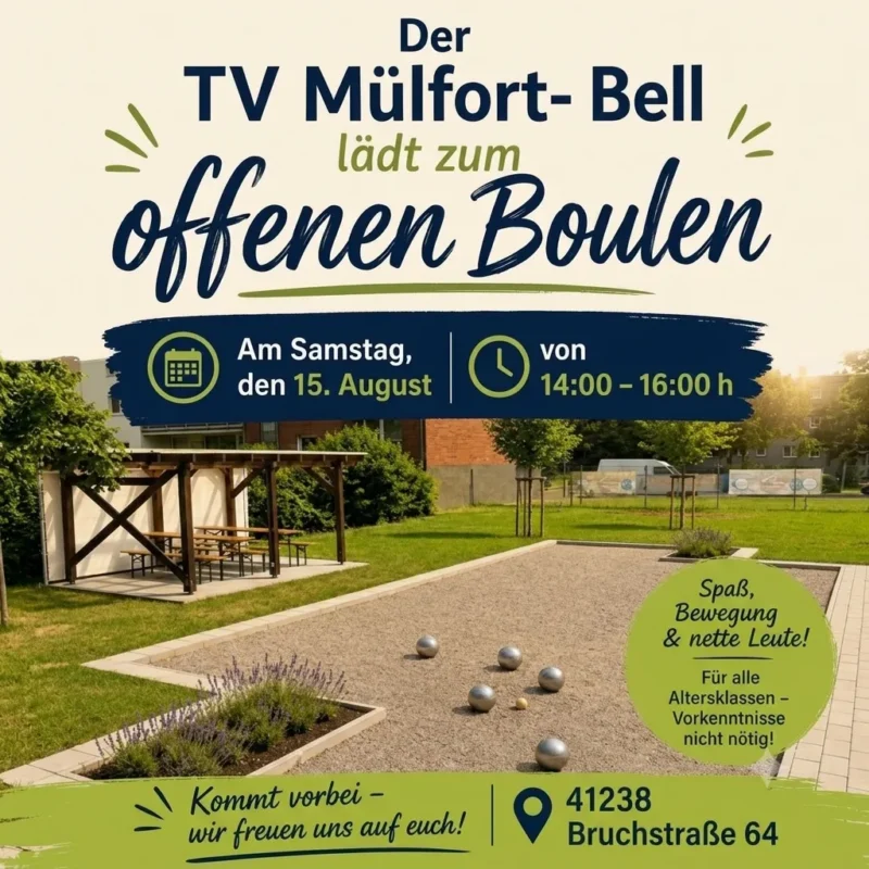 TV Mülfort-Bell läd zum boulen