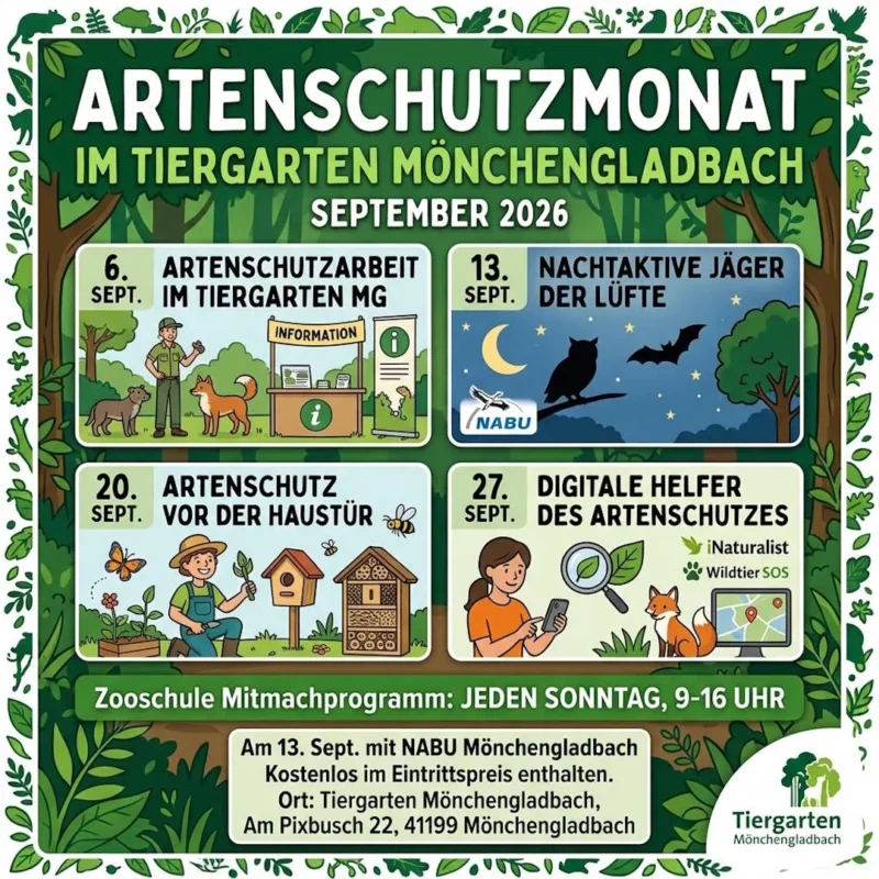 Artenschutzmonat im Tiergarten Odenklirchen