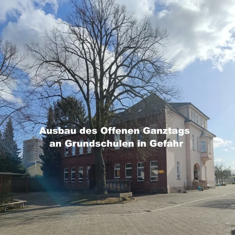 Ausbau des Offenen Ganztags an Grundschulen in Gefahr