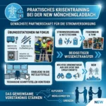 Krisenübung auf dem Gelände der NEW in Mönchengladbach
