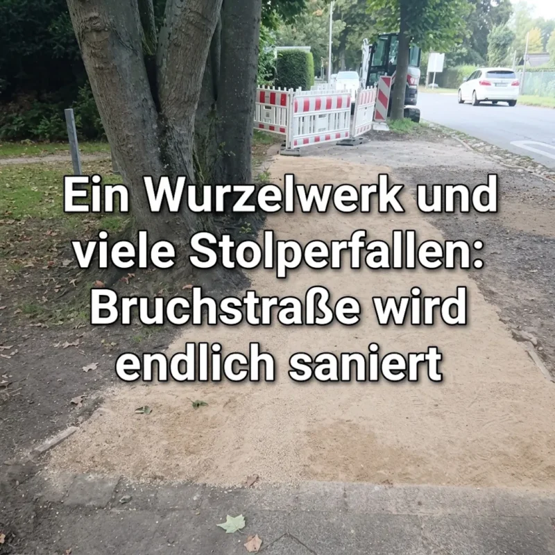 Sanierung Bruchstraße Gehweg